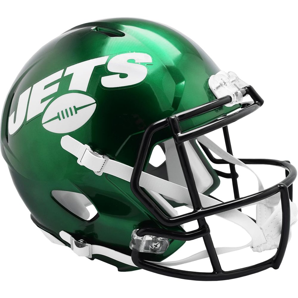 Riddell NFL New York Jets NFL Speed Replica Football Helmet, Green, Large