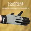 FINGER TEN Horse Riding Gloves Kids Boys Girls Youth 1 Pair, Bike Gardening Cycling Hiking Gloves Full Finger, Color Grey Summer Comfortable Grip for Kid Large (Kids-Gray, Large) view 3