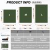 Azarxis Hammock Rain Fly Camping Tarp Canopy Tent Footprint Ground Sheet Picnic Mat, UV Protection and PU 2000mm Waterproof, Lightweight for Camping, Backpacking and Outdoor Adventure (Army Green, M) view 2