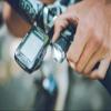 LEZYNE Femto USB Drive Front Bicycle Rechargeable IPX7 White LED Front Light w/Multiple Solid & Flash Modes | Versatile Silicone Rubber Mounting Strap Included, 15 Lumens, Black view 3
