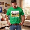 Custom T Shirts for Men Women Personalized Photo Text Logo Unisex Cotton Tee Design Your Own Front Back Print Adult Shirt Lime view 4