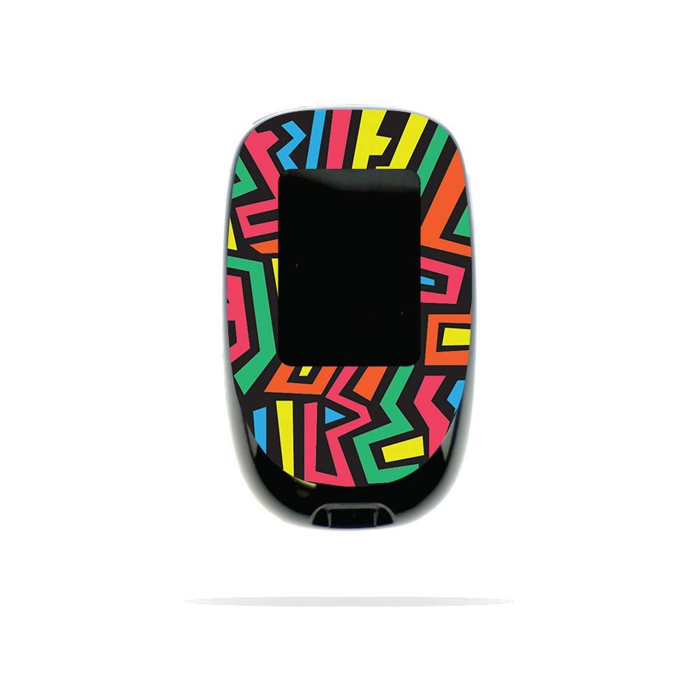 MightySkins Skin Compatible with Accu-Chek Nano - Hyper | Protective, Durable, and Unique Vinyl Decal wrap Cover | Easy to Apply, Remove, and Change Styles | Made in The USA