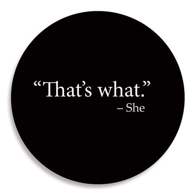 Funny That's What She Said TWSS Button/Pin (2.25 inches)