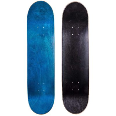 Cal 7 Blank Maple Skateboard Decks| Two Pack (Blue, Black, 7.75 inch)