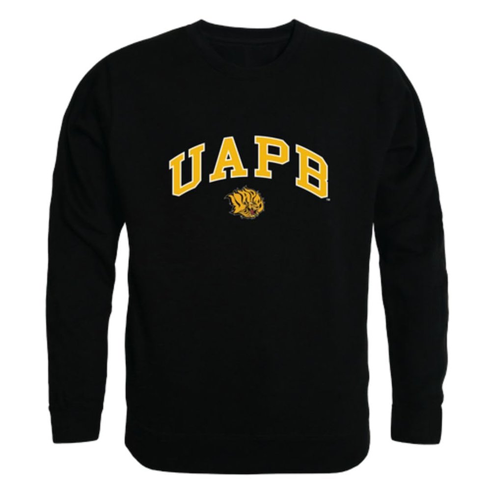 W Republic Arkansas at Pine B Golden Lions Campus Crewneck Sweatshirt Black Large
