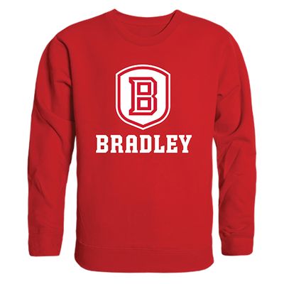 W Republic Bradley Braves Campus Crewneck Sweatshirt Red Medium