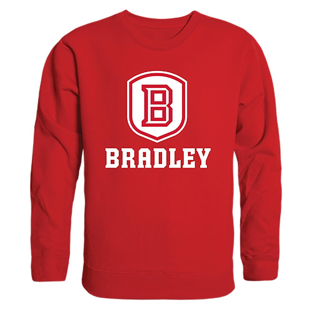 W Republic Bradley Braves Campus Crewneck Sweatshirt Red Medium