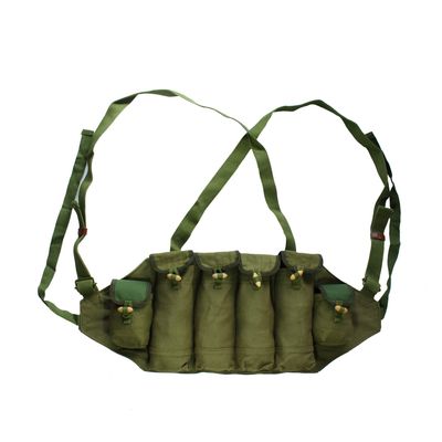 Reproduction Green Chinese Type 81 Type Chest Rig 6 Pockets Magazine Bag Pouch
