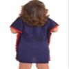 KIDKLICK FUN FASHION | FROM BRAZIL Pink Cover-Up with Navy Pompoms - Pink / 2 view 2