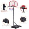 Nouva Indoor Portable Basketball Hoop with Backboard, Height Adjustable Basketball Stand System Goal for Kids Junior Teenagers Basketball Training Outdoor view 3