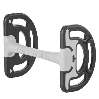 Acavallo Horse Bit - Black/Blue, 125mm, 135mm, 145mm