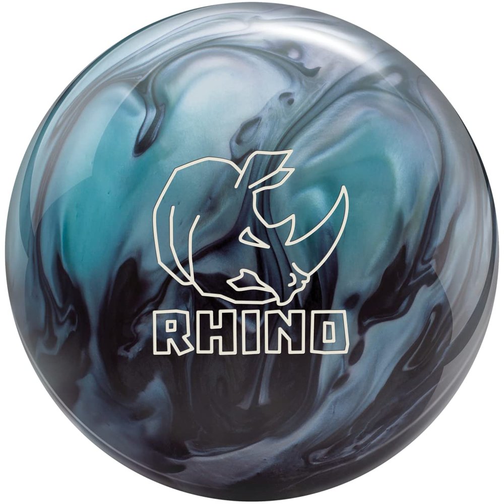 Brunswick Rhino Reactive Bowling Ball- Metallic Blue/Black 12lbs