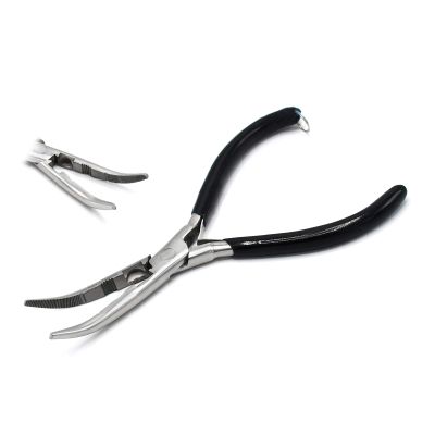 AAProTools Fishing Pliers Sea Saltwater Braid line Cutter Hook Holder Curved Nose 18 cm