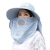AmerStar Women's UPF+50 Sun Visor Detachable Flap Hat Foldable Wide Brimmed UV Protection Hat view 1