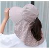 AmerStar Women's UPF+50 Sun Visor Detachable Flap Hat Foldable Wide Brimmed UV Protection Hat view 2