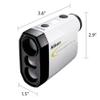 Nikon COOLSHOT 20i GII Golf Rangefinder | Rainproof laser rangefinder with slope, bright 6x monocular | Official Nikon USA Model view 3