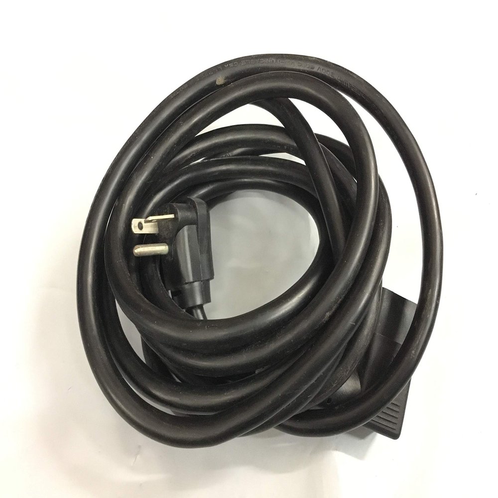 H F Fitness Exchange Right Angle Power Supply Line Cord 120V 8' Right Angle 3 Prong Power Cable for Exercise Treadmill Durable Power Cord Replacement P/N 0017-00003-0980 Work with Life Fitness 93T