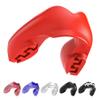 SAFEJAWZ Mouthguard for Braces, Upper & Lower Protection Remoldable Mouth Guard with Case for Boxing, Basketball, Football, MMA, Lacrosse, Hockey and All Contact Sports One Size (Red) view 1