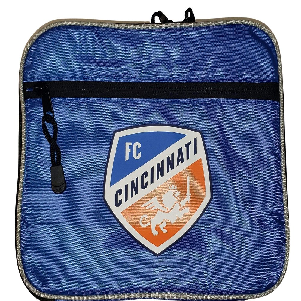 The Northwest Company Officially Licensed MLS FC Cincinnati "Cooltime" Lunch Kit Bag, Blue, 10" x 3" x 8"