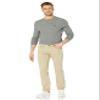 U.S. POLO ASSN. Long Sleeve Crew Neck Solid Thermal Shirt Grey Heather SM view 3