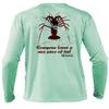 Born of Water Scuba Diving Lobster Shirt: UV UPF+ 50 Long Sleeve: Dive | Spearfish - Seagreen - XL view 1