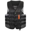 Leader Accessories Adult Universal Personal Flotation Device USCG Approved Life Jacket Vest (Black, 2XL) view 1