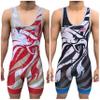 TRI-TITANS Eagle Eye Reversible UWW Wrestling Singlet (Adult XL: 185lbs-200lbs) view 1