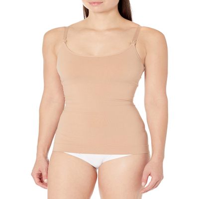 Rosie Pope Women's Maternity Pip N Vine Seamless Plush Lined Leggings, Nude, L