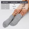 CelerSport 6 Pack Men's Ankle Socks with Cushion, Sport Athletic Running Socks, Gray, Large view 3