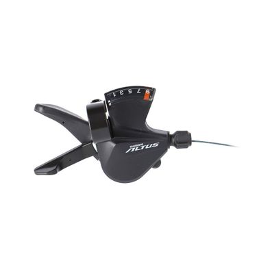 Shimano Altus SL-M2010-9R Altus Shift Lever, Band on, 9-Speed, Right Hand, SLM20109RA,Black