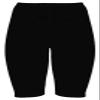 Womens Gym Sports Wear Stretchy Hot Pants Ladies Neon Skinny Cycling Wear Shorts Black Small/Medium view 1