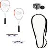 Dunlop Sports Squash Racquet Set (Includes 2 Racquets, 2 Eyeguards, 1 Ball, Cover) view 1