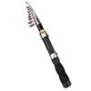 Alomejor Fishing Rod Portable Small Short Sea Pole Mini Sea Fishing Tools Telescopic Fishing Rod for Travel Seawater Freshwater Bass Trout Fishing(2.1m) view 2