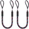 Botepon Boat Bungee Dock Lines, Mooring Lines, Boating Gifts for Men, Boat Accessories, Pontoon Accessories, Perfect for Bass Boat, Jet Ski (6 feet) view 1