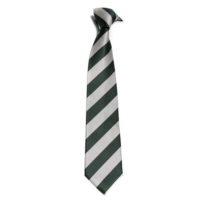 7.5CM Unisex Narrow Ties Microfiber Striped Pattern Necktie School Costume (A7 silver+dark green)