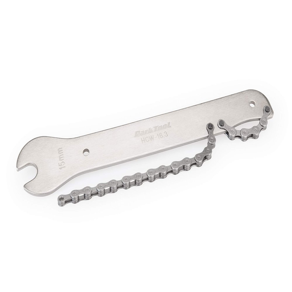 Park Tool HCW-16.3 - Chain Whip/Pedal Wrench, Silver