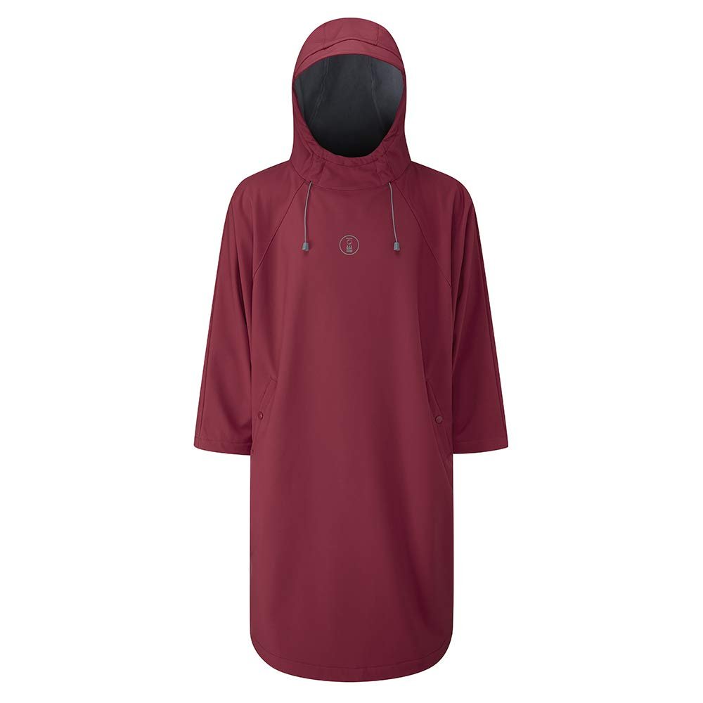 Fourth Element Storm All Weather Poncho Burgundy 2X-Small