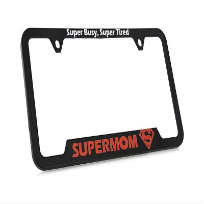 Baron-Jewelry Perfect Frame for Mom. Durable Plastic. UV Printed for a Lasting Image Unique Design. Standard US & Canada Size. (Black and Red)