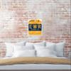 Cities and Skylines Wall Art Canvas Prints 'Newark Luggage Tag' view 4