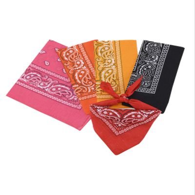 Bestgift Men's Paisley Print Head Wrap Scarf Wristband Bandana One Size 5-PCS Multicoloured 10