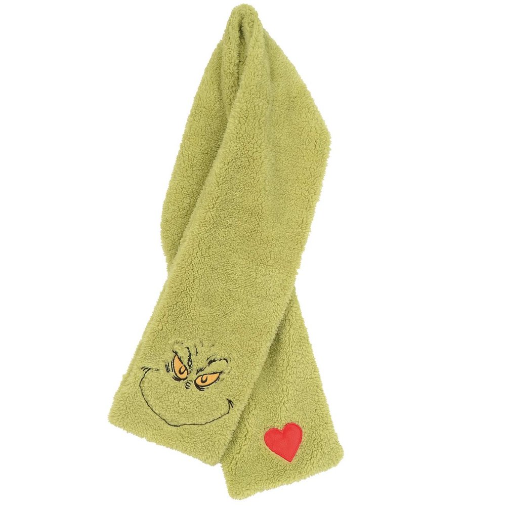 Department 56 Girls Grinch Cold Weather Scarf, Green, Scarf US