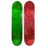 Cal 7 Blank Maple Skateboard Decks| Two Pack (Green, Red, 7.75 inch) view 1