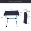esunhz Outdoor Camping Portable Lightweight Folding Table Oxford Cloth Aviation Aluminum Alloy Picnic Barbecue Table view 2