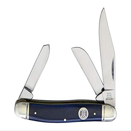 Rough Ryder Stockman Blue Smooth Bone RR1954