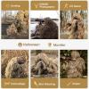 MOPHOTO 5 in 1 Ghillie Suit 3D Camouflage Hunting Suits - Jacket, Pants, Hood, Carry Bag for Adults & Youth, M/L/XL/XXL view 2