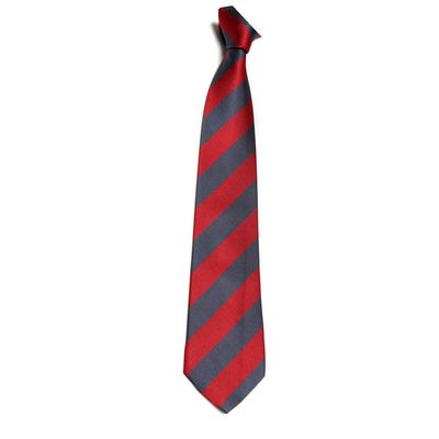 7.5CM New Striped Ties For Men Microfiber College Ties Regular School Daily Costume (A7 grey+red)