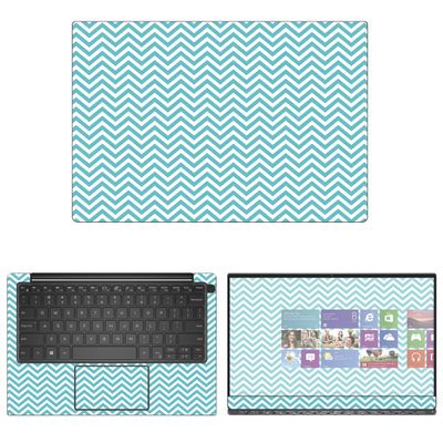 Decalrus - Protective Decal Chevron Skin Sticker for Dell XPS 9380 (13.3" Screen) case Cover wrap DExps13_9380-48