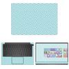 Decalrus - Protective Decal Chevron Skin Sticker for Dell XPS 9380 (13.3" Screen) case Cover wrap DExps13_9380-48 view 1