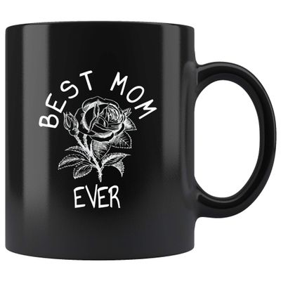 Regalika Best Mom Ever Mug 11oz Black