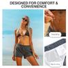 Kanu Surf Women's Stretch UPF 50+ Active Swim and Workout Boardshort, Lori Solid Charcoal, X-Small view 3